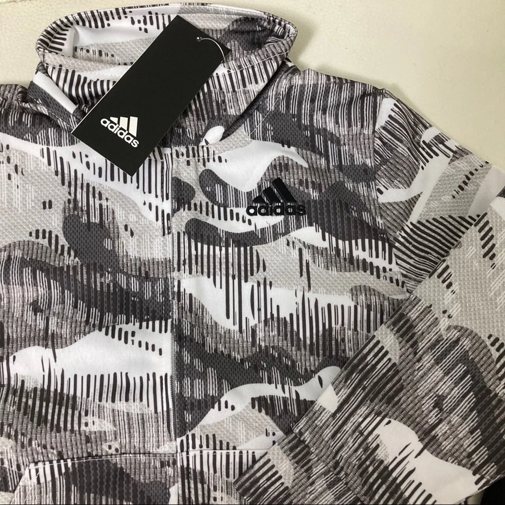 Adidas grey long sleeve top pants active outfit 4022